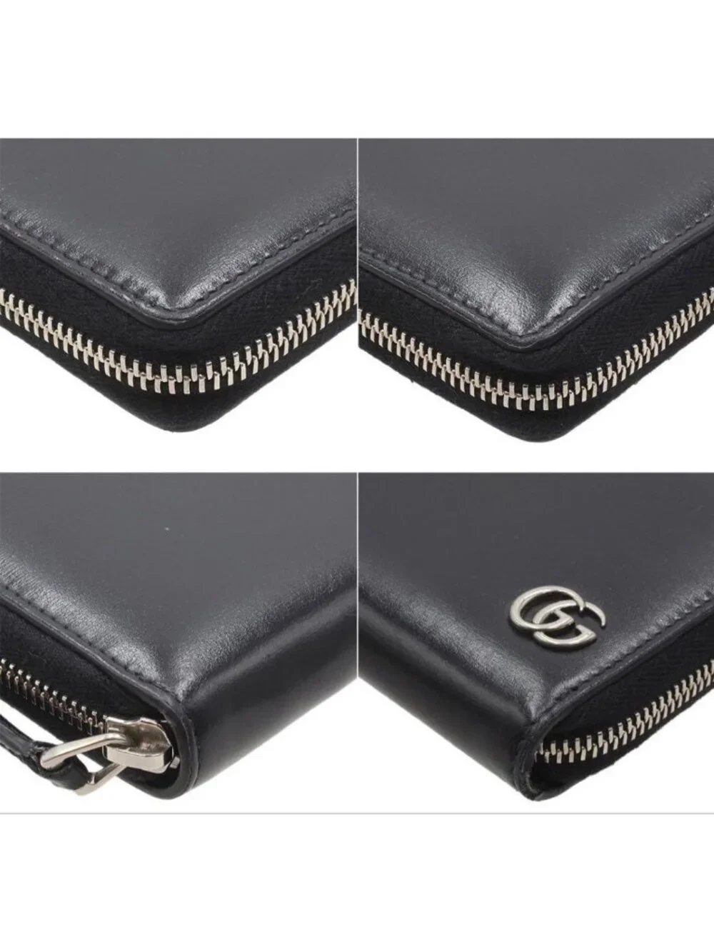 Gucci GG Marmont Leather Zip Around Wallet